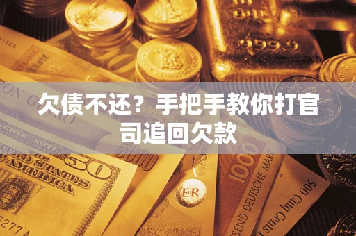 武汉欠债不还？手把手教你打官司追回欠款