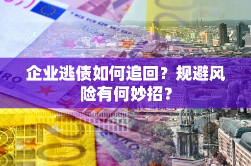 武汉企业逃债如何追回？规避风险有何妙招？