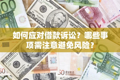 武汉如何应对借款诉讼？哪些事项需注意避免风险？