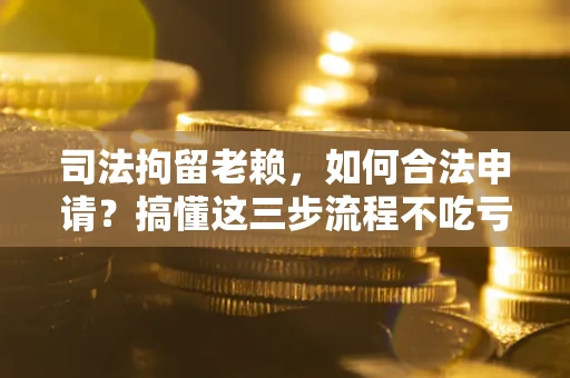 武汉司法拘留老赖，如何合法申请？搞懂这三步流程不吃亏！