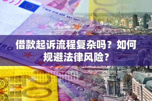 武汉借款起诉流程复杂吗？如何规避法律风险？