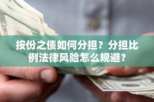 武汉按份之债如何分担？分担比例法律风险怎么规避？