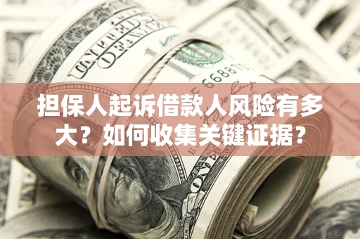 武汉担保人起诉借款人风险有多大？如何收集关键证据？