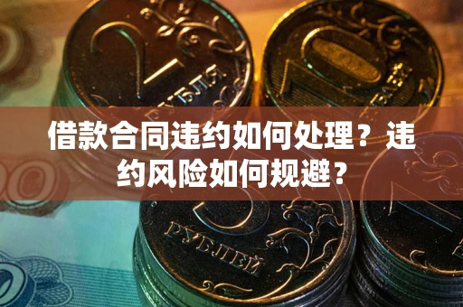 武汉借款合同违约如何处理？违约风险如何规避？