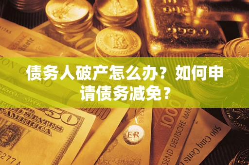 武汉债务人破产怎么办？如何申请债务减免？