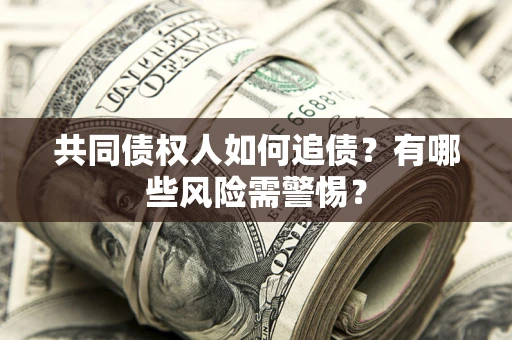 武汉共同债权人如何追债？有哪些风险需警惕？