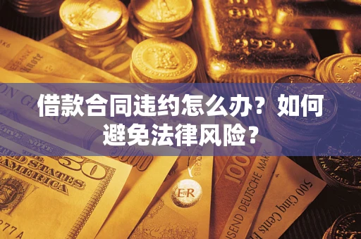 武汉借款合同违约怎么办？如何避免法律风险？