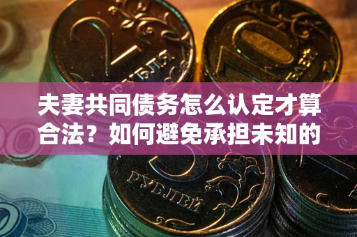 武汉夫妻共同债务怎么认定才算合法？如何避免承担未知的债务风险？