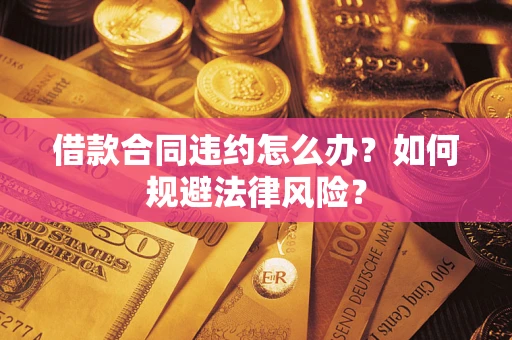 武汉借款合同违约怎么办？如何规避法律风险？