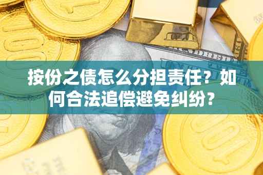 武汉按份之债怎么分担责任？如何合法追偿避免纠纷？
